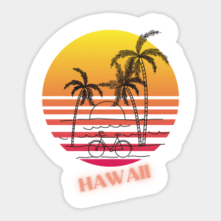 Hawaii Beach Sticker